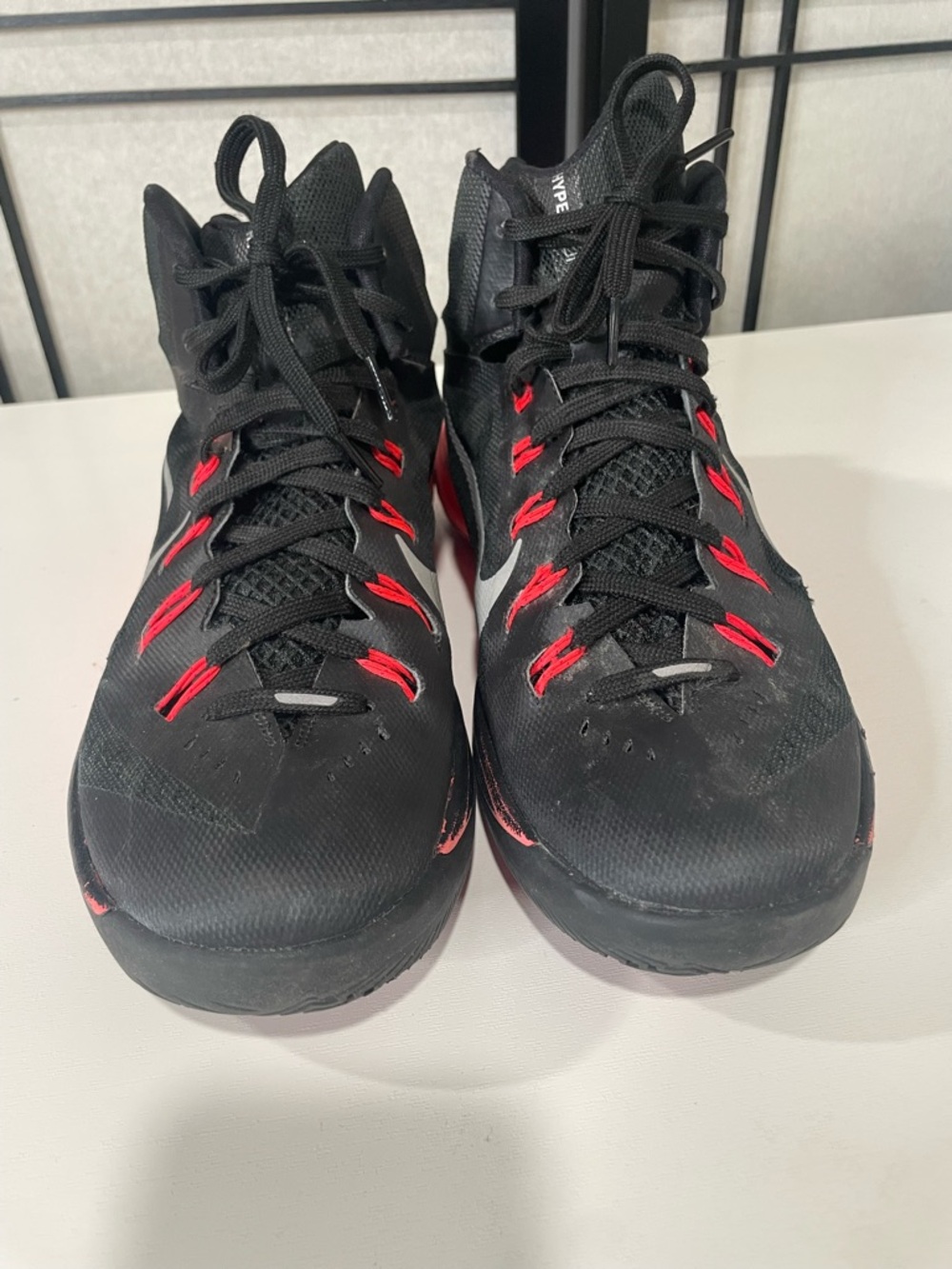 2014 Nike Hyperdunk Black Pink Coral Basketball 654252-001  Size 9.5 - Picture 7 of 8